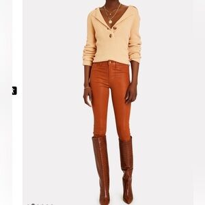 L’Agence Margot high rise skinny jeans Size 30 Rust color